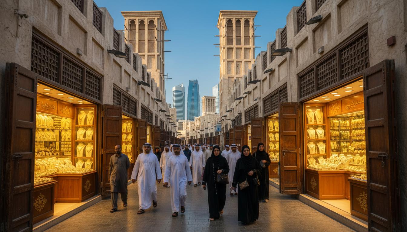 Traditional Dubai Gold Souk